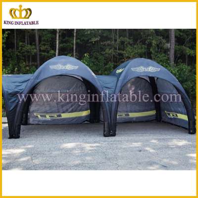 Outdoor camping inflatable tent, PVC cheap price promotion tent, connected inflatable tent