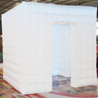 2018 Oxford cloth  Led inflatable photo booth for sale, portable photo booth enclosure for event