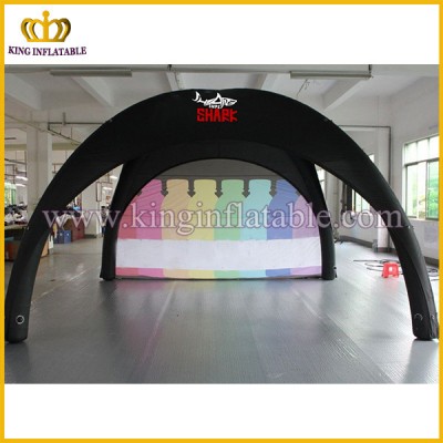 Outdoor camping tent with waterproof material, four legs inflatable tent with custom logo