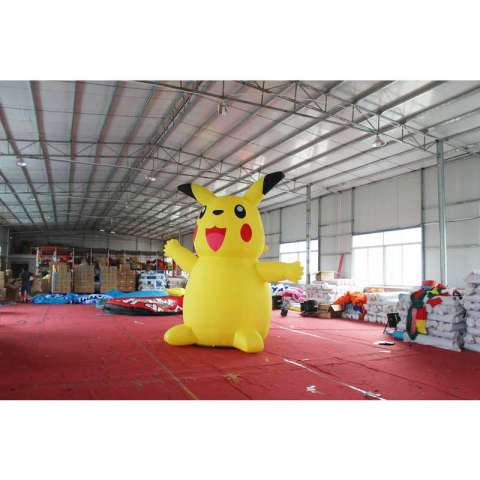 Outdoor advertising inflatable animal cartoon, inflatable pikachu for promotion events